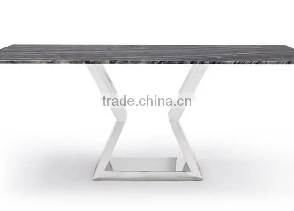 FF-071 Factory Price Stainless Steel Dining Table Base Metal Furniture Legs photo-4