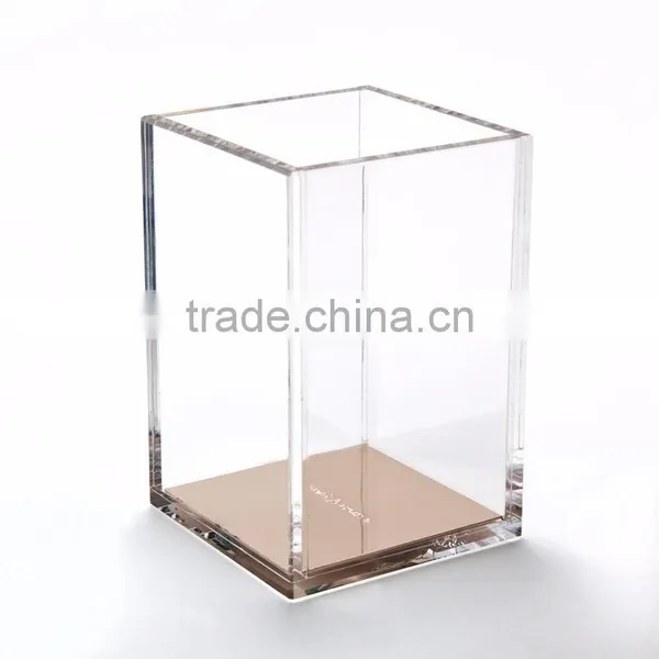 Custom Print Logo Transparent Pen Display Stand/Pen Holder photo-2