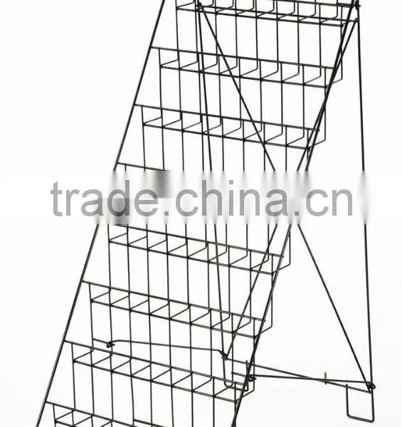 2016 New Design Wire Newspaper Display Rack Outdoor Magazine Rack photo-2