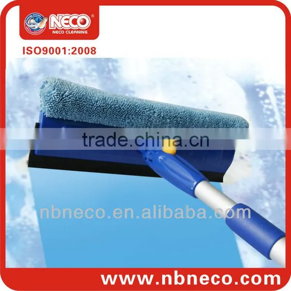 Telescopic Steel Handle Squeegee,microfiber Window Wipe Cleaner photo-3