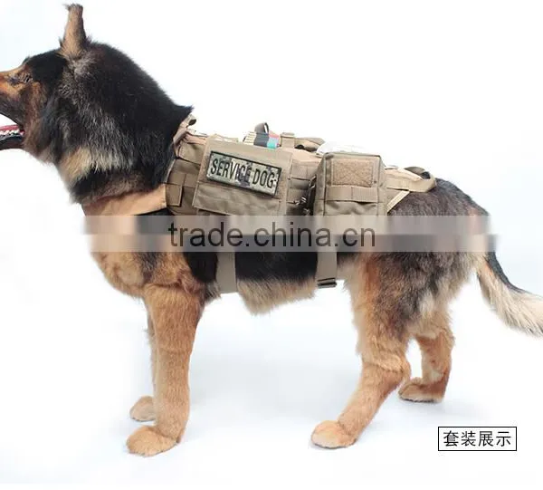 Pet Dog Clothes Outdoor Military Fans Equipped With a Pet Dog Vest/Army Police Dog Clothes photo-3