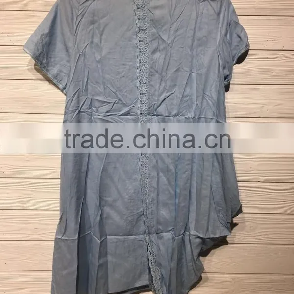 GZY Stock Summer Cotton Clothing Women Blouse photo-2