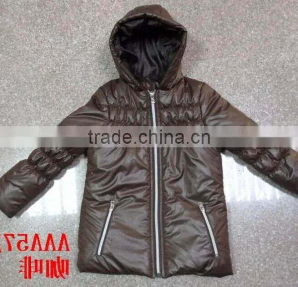Kid Coats Children Clothing Padded Jacket With Hood Padding Wholesale Girl's Jackets photo-4