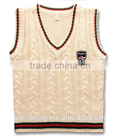 Children Sweater Knit Vest Vest Waistcoat Male Child Sweater Woolen Design Knitted Machine Price Sleeveless Sweater photo-4