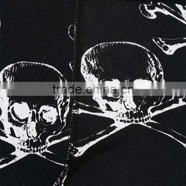 Halloween 3 Pack Custom Mens Boxer Shorts With Skull Print photo-3