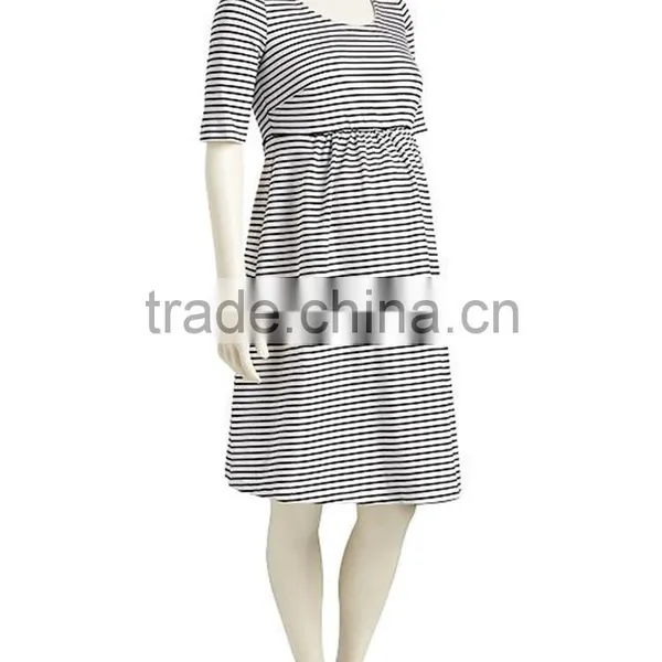 Top Quantity Blank Plus Size Dress for Pregnant Women Maternity Party Dresses photo-3