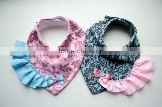 Baby Boutique Wholesale Fashion Remake Baby Clothes Baby Printed Bibs