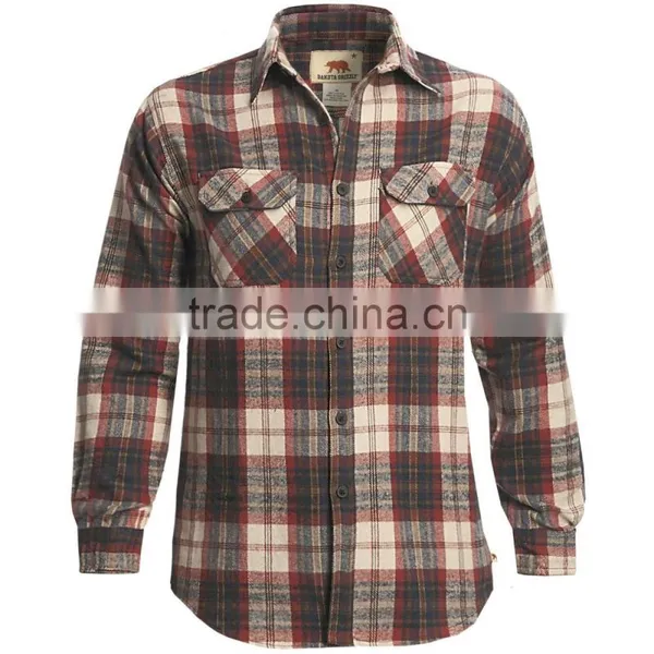 Winter Cotton Flannel Shirts Jeans Shirt