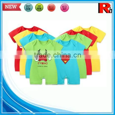 China Cotton Printing Funny Wholesale Cute Animal Cheap Prices on Baby Clothes 2015 photo-2