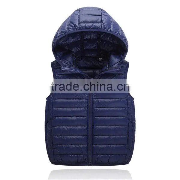 Factory Hot Sale Custom Made Cheap Plain Children Fall Garment Kids Winter Waistcoat photo-5