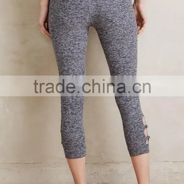 Custom Women Yoga Wear Polyester Spandex Dry Fit Sexy Gym Fitness Leggings photo-3