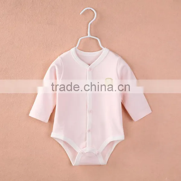 Wholesale Spring Long Sleeves Girls Baby Rompers Cotton Clothing photo-2