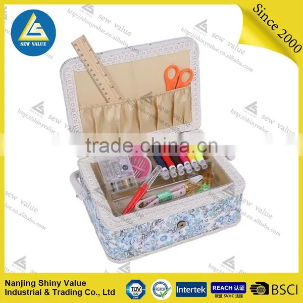 New Design Folding Sewing Basket With Handle in Hign Quality photo-3