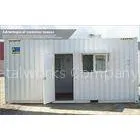 Movable Storage Prefab Container House , Steel Frame Modular Homes With PVC Cover