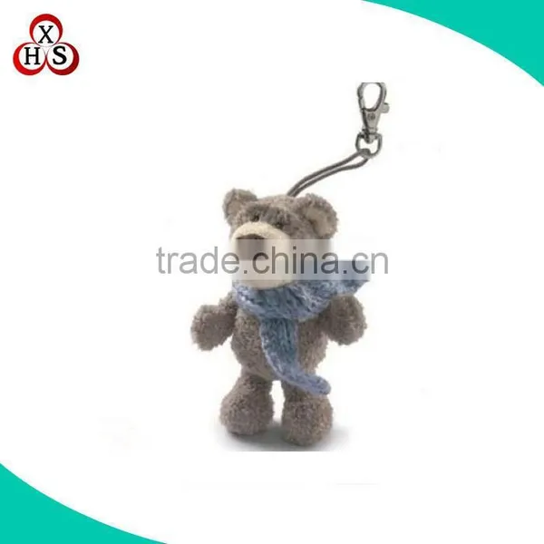Wholesale Custom Plush Toy Key Clip Soft Stuffed Animal Plush Toy Key Clip photo-4