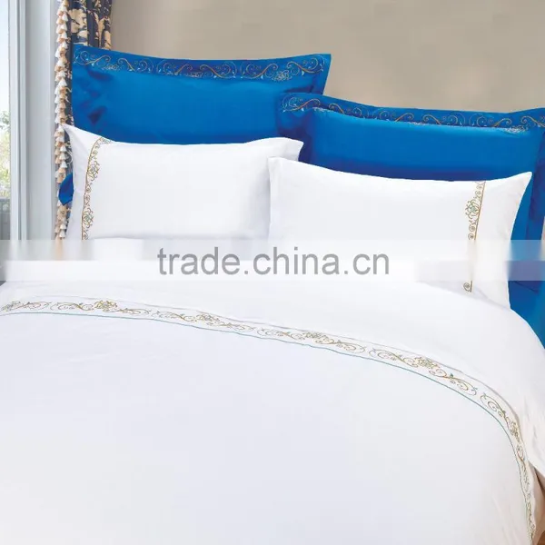 5 Star Luxury Wholesale 100% Cotton Bed Sheet Comforter Set Hotel Duvet Cover Set photo-3