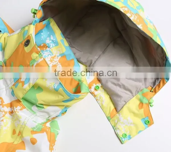 Yellow Ski Jacket Colorful Ski Jackets Active Snowboard Jacket photo-6
