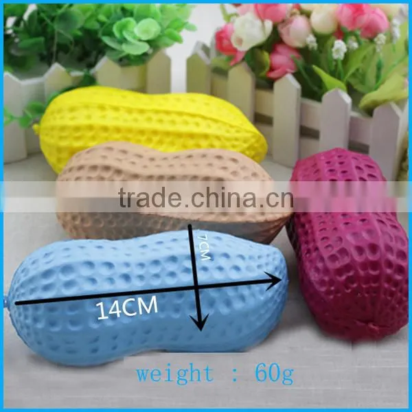 Top Sale Soft PU Slow Rising Squishy Peanut Toys for Stress Releasing photo-6