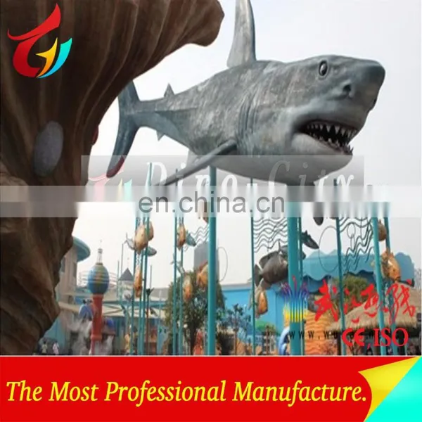 High Emulational Fiberglass Life Size Dolphin Cartoon Statues photo-6