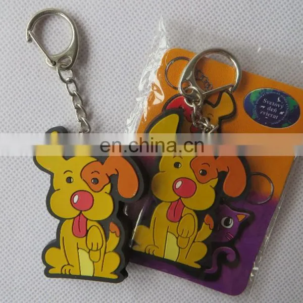 Best Selling Pvc Dog Keychains for Promotion photo-4