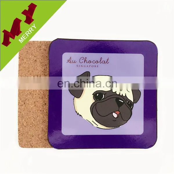 Custom Logos Cup Wood Coaster / Paper Cork Coaster photo-5