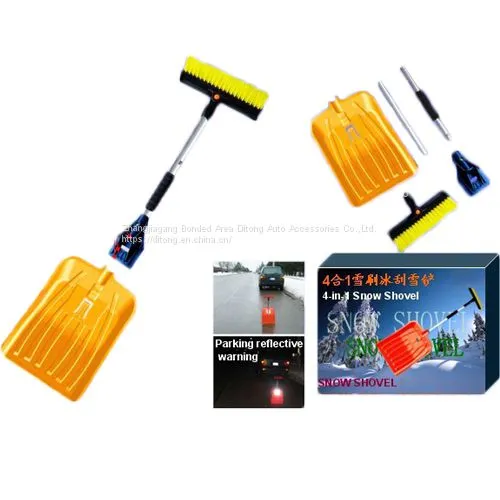 92cm Length 4 in 1 ice scraper snow brush snow shovel combination