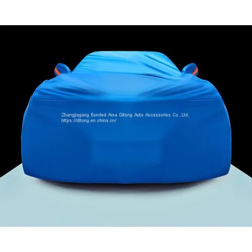 Navy Blue 190T Polyester Car Covers photo-5