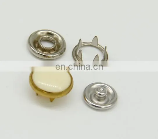 Fashion Brass Cap Prong Ring Snap Button, Stainless Steel Snappet-prong Button Five Prong Snap Button photo-4