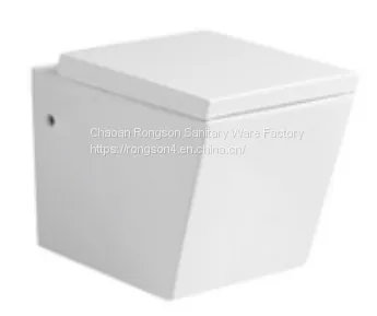 Round Egg Shape Ceramic Wall Hung Toilet Dimensions Price photo-3