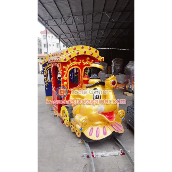 Zhongshan Amusement Theme Park Equipment Electric Train Rail Train Zooland Elephant Outdoor Playground, Kiddie Rides photo-4