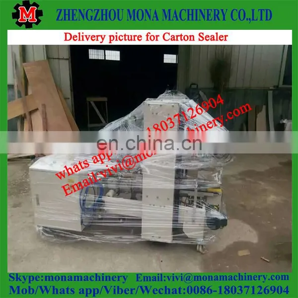 Automatic up and Down Adhesive Tape Beverages Case Sealing Machine Automatic Carton Case Joint Edge Sealing Packing Machine photo-4