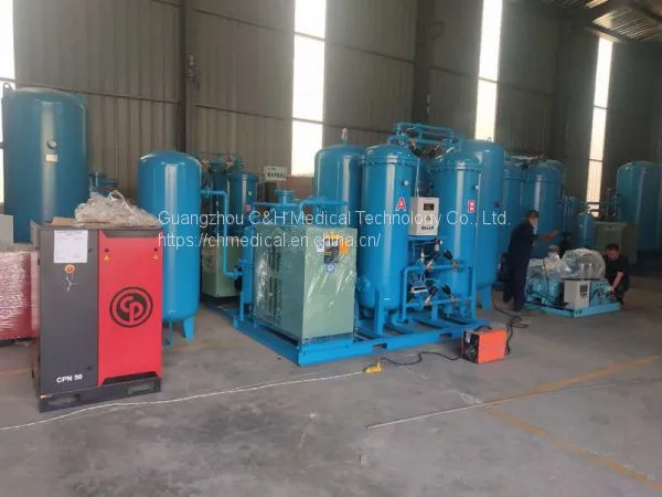 PSA Oxygen Generating Plant System Including Oxygen Pressure Booster / Compressor and Oxygen Cylinders Filling Manifold photo-3