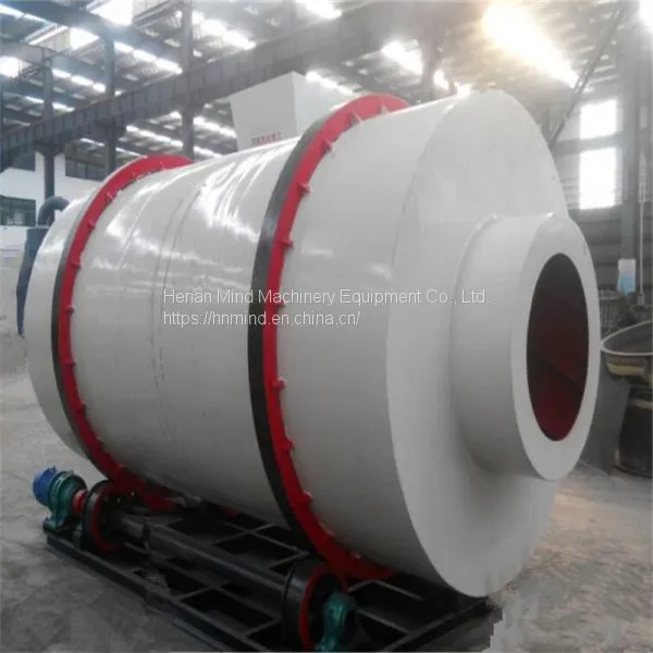 Industrial Three Cylinder Silica Sand Rotary Dryer Coal Slime Clay Soil Drying Machine photo-2