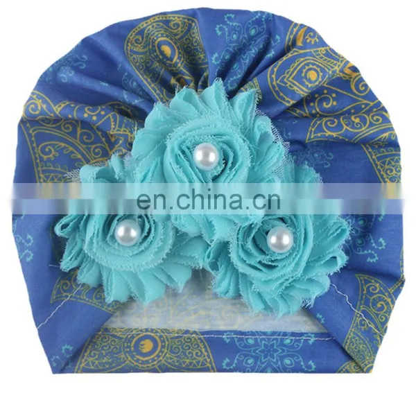 Baby Girl Hat Flower Turban Hat Kids Beanie Baby Hat for Girls Hats Baby Cap Infant Accessories photo-6