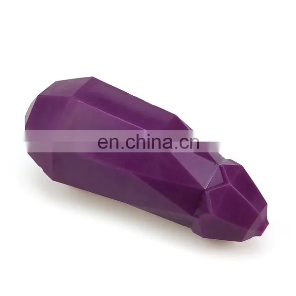 IQ Treats Puzzle Toy Bounce Eggplant Shaped Treats Dispenser Interactive Toy Dog Toy photo-4