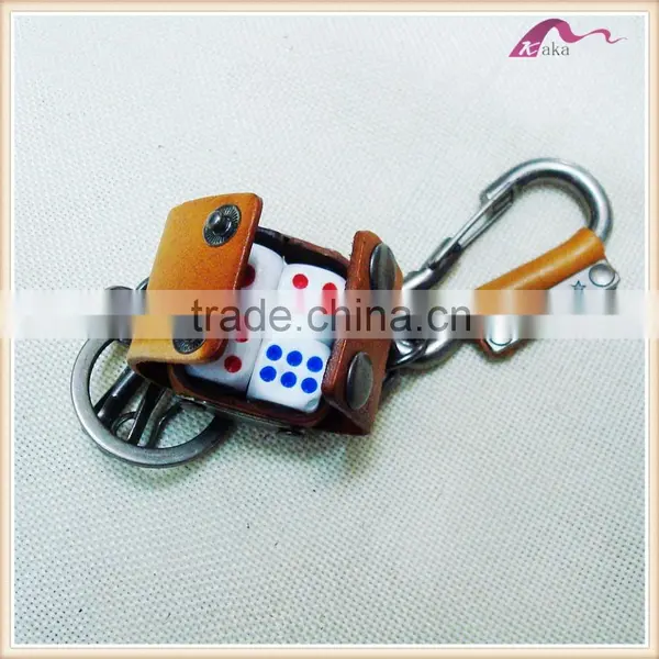 Personalized Men Leather Keychains For Multiple Keys Promotional photo-3