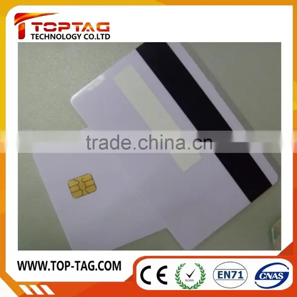 ISO7816 Contactless Smart CPU Card With Magnetic Stripe photo-2