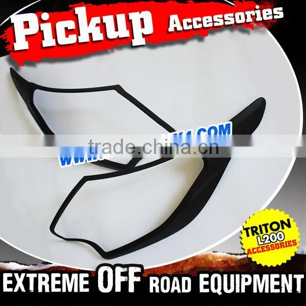 Car Accessories Chrome Kits Trim For 2015 Triton Sportero L200 Fog Lamp Cover photo-5