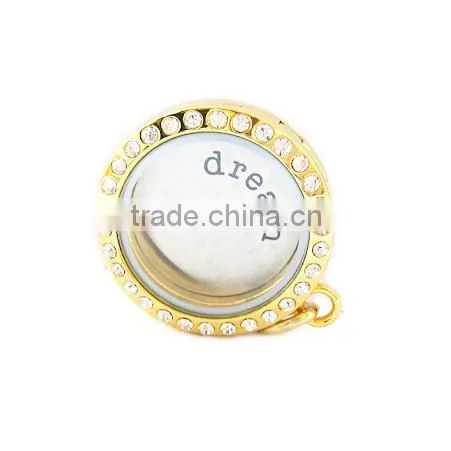 Blank Plates (for Engraving) That Fit in Floating Locket Pendants Round 30mm photo-4