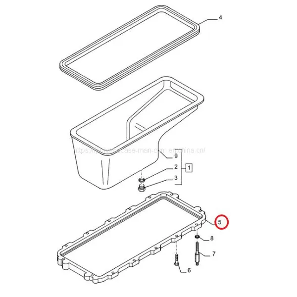 FPT IVECO CASE Cursor11 F3GFE613A B001 5801863562/5801690111 Sump Holder 504160436 photo-4