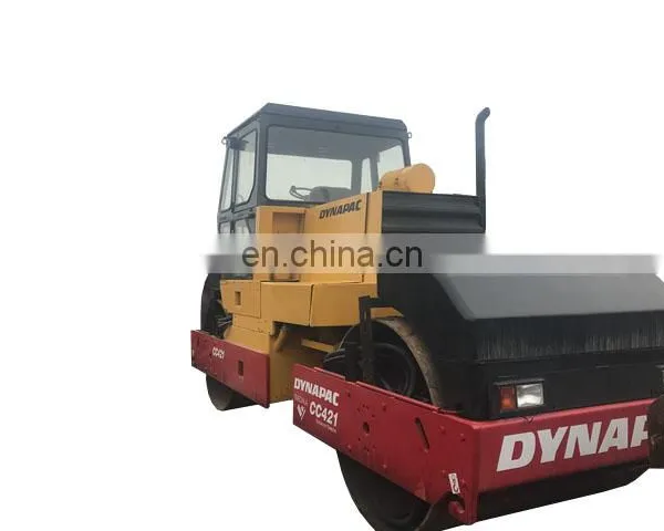 Preferential Price Used Original Sweden High Quality Construction Equipment Dynapac CC421 Double Drum Roller for Sale photo-3