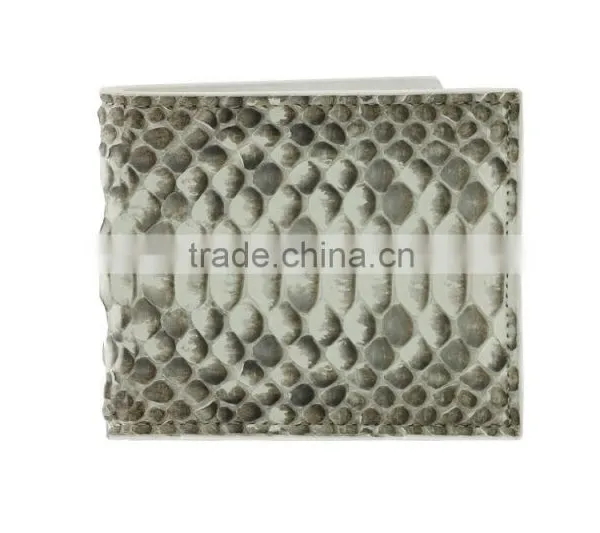 Custom Logo High Quality Genuine Real Python Snake Skin Leather Travel Card Holder Wallet photo-4