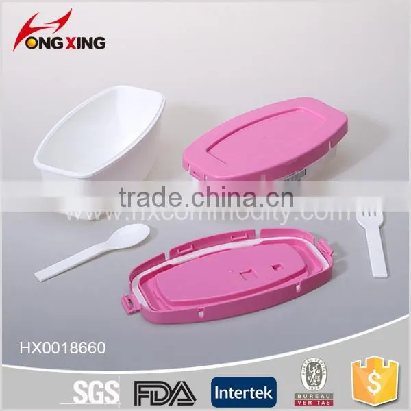 0.85L Rectamgle 2-layer Plastic Lunch Box for Kids Supplier's Choice photo-4