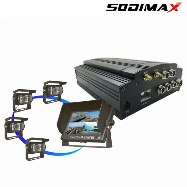 Top Quality 3G 4G 4CH Wireless Mobile Mdvr GPS Tracking Car Bus Taxi Truck DVR photo-4