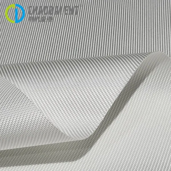 White GRS Woven PU Coated 750D FDY Twill RPET 100% Recycled Polyester Oxford Fabric for Outdoor Bags Tents Shoes & Toys photo-4