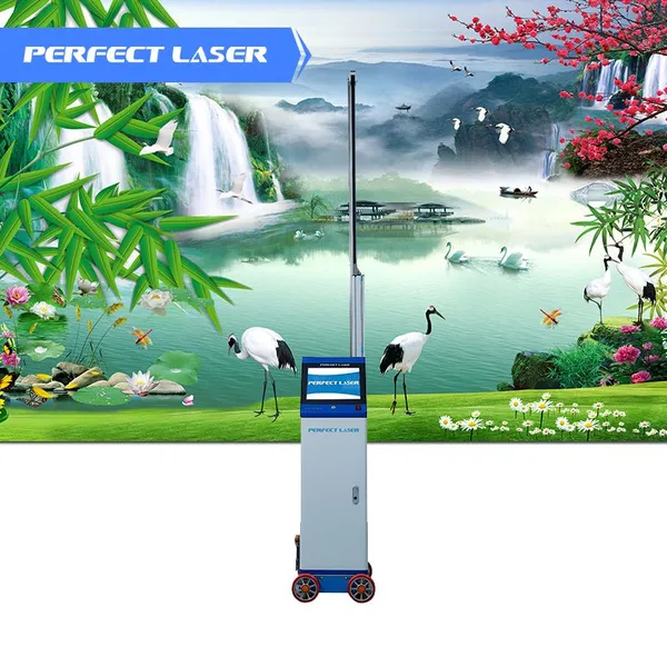 Perfect Laser H-Shaped 3D Vertical Direct To Mural Wall Inkjet Printer Painting Machine