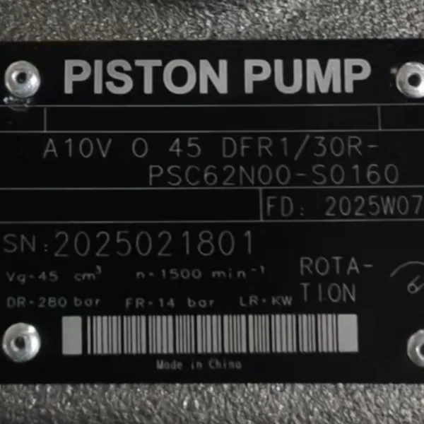 A10VO A10VO45 Hydraulic Axial Piston Variable Pump A10VO45DFR1/30R-PSC62NOO-S0160 Piston Pump photo-2