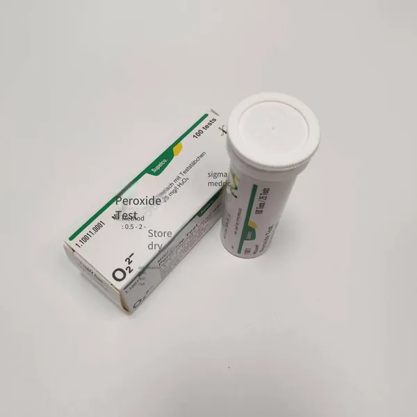 German Merck/merck Hydrogen Peroxide Test Paper 1.10011.0001 Hydrogen Peroxide Test Kit and Test Strips