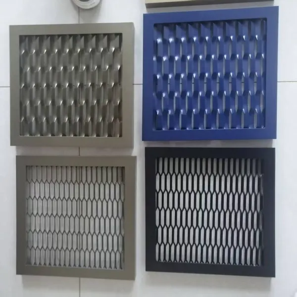 Aluminum Expanded Metal Mesh With Anodized/PVC Coating for Architectural Decoration photo-2