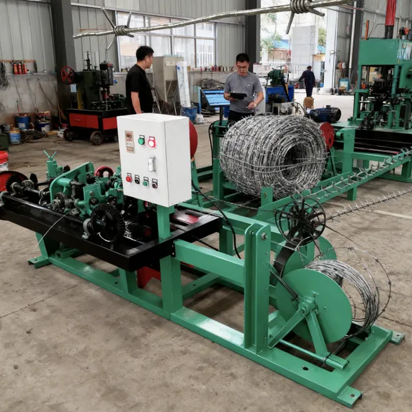 Factory-customized automatic production machine for single-strand barbed wire, capable of producing single-strand barbed wire fencing.